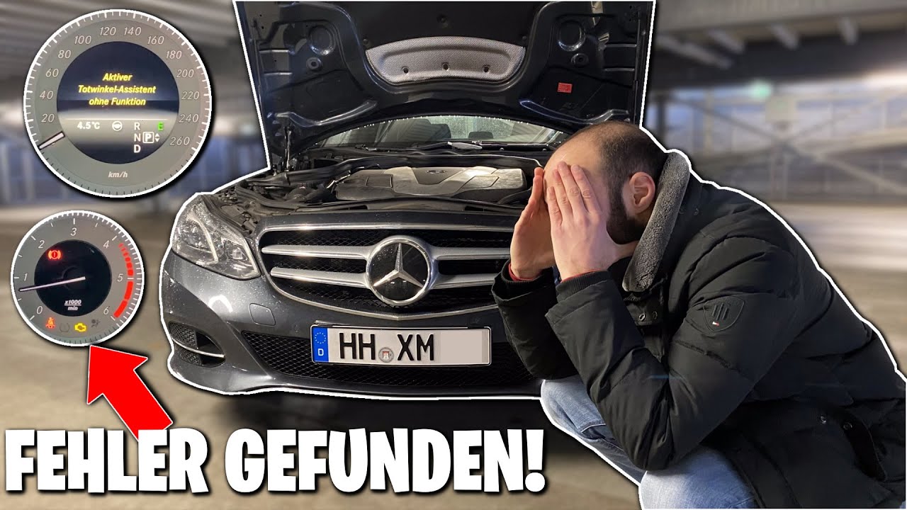 100 FEHLER durch eine BATTERIE! E-KLASSE W212 Batterie ersetzen!