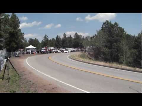 Pikes Peak International Hill Climb 2012 Monster Tajima GoPro electric car green flag HD