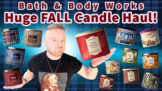 Huge FALL Candle Haul - Bath &amp; Body Works