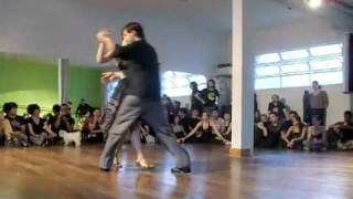 Fausto Carpino y Veronica Toumanova bailando un tango en DNI (Buenos Aires) Nº1