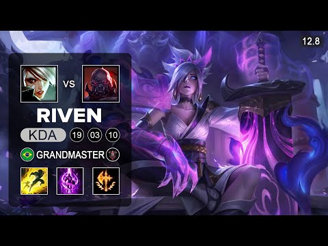 Riven vs Sion Top - BR Grandmaster - Patch 12.8 Season 12