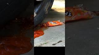Crushing things with Car wheel #satisfying #pov #funny #storytime #experiment #creative #film #scie