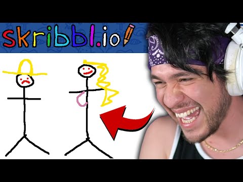 Laughed so hard we kicked her - Skribbl.io