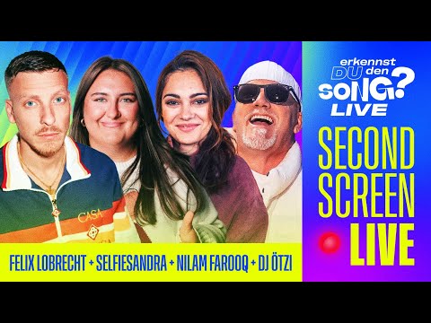 Video Thumbnail: Erkennst DU den Song? 🔴LIVE (mit Felix Lobrecht, Selfiesandra, Nilam Farooq und DJ Ötzi)