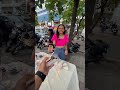 Beautiful Girl Selling Cheesecake On The Street Of Surat