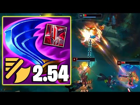 ASHE KITING WITH 2.54 ATTACK SPEED