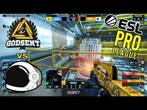 GODSENT vs Party Astronauts [Group C | BO3][ESL Pro League Season 15] - CS:GO HIGHLIGHTS