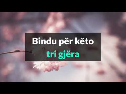 Bindu për këto tri gjëra