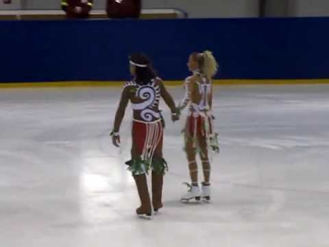 Offensive Russian Ice skating Aboriginal dance Domnina & Shabalin VIDEO