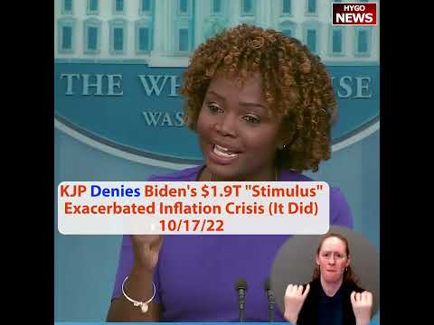 Q: the $1.9T Stimulus Plan has contributed to inflation? WH: Nope. American people understand