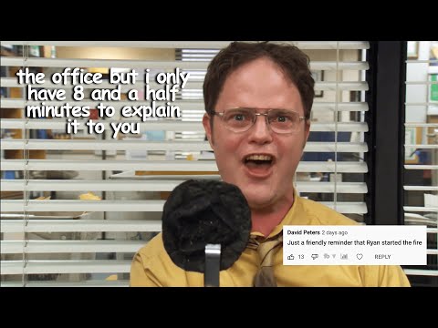 the office us but i only have eight and a half minutes to explain it to you | Comedy Bites