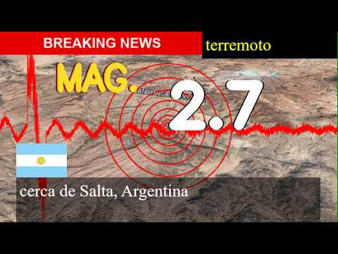 😱🚨 Terremoto Hoy: ¡Justo Ahora! Magnitud 2,7 Cerca De Salta, Argentina Jueves 13 De Agosto De 2026 A