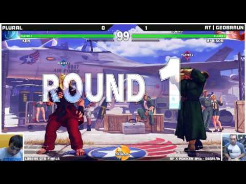 SFxP #46 | AT | Geobraun (M.Bison) vs Plural (Ken) - Losers Qtr Finals - SFV