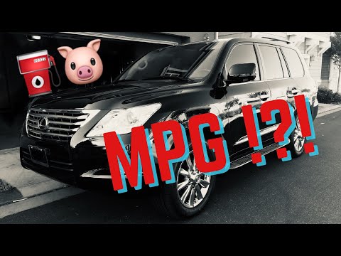 Lexus LX 570 MPG and Range Anxiety