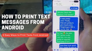 How to Print Text Messages from Android Phone (3 Easy Ways)