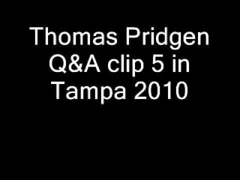 Thomas Pridgen Q&A clip 5 in Tampa 2010