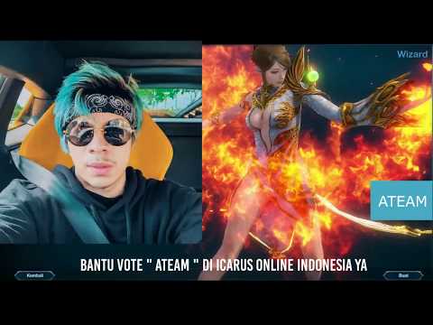 AYO VOTE KARAKTER ATTA HALILINTAR "ATEAM" DI ICARUS ONLINE INDONESIA #ICARUS_CharacterCreation