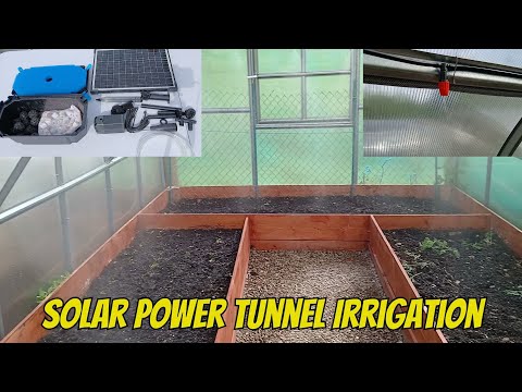DIY Polytunnel Watering system. (Solar powered Remote controled)