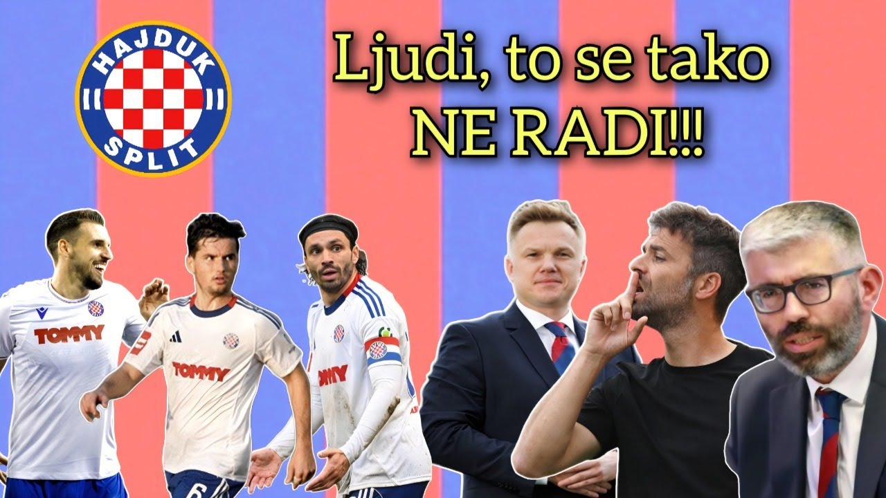 Narušavanje cijene i ugleda igračima i klubu ❤️💙 Brruti novi igrač Hajduka 🤍 Prgavi (+15) podcast