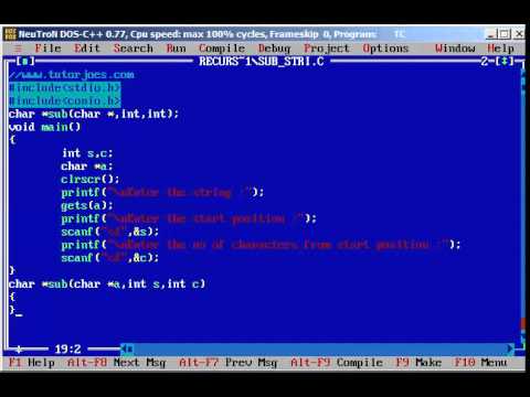 Basic Program In C In Tamil