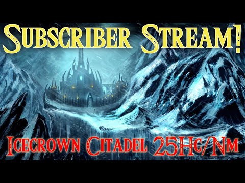 Prot Warr in Subscriber Raid! Icecrown Citadel 25 Hc/nm