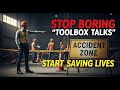 Toolbox Talk Safety Training Timestamps | Daily Safety Meeting Chapters