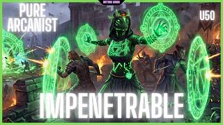 The IMPENETRABLE Pure Arcanist Healer Build | ESO PvP U50
