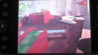Toy Golf running on Dell Axim X51v Pocket PC