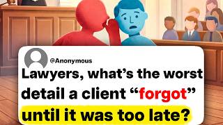 Lawyers, what's the worst detail a client "forgot" until it was too late?
