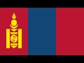 Bandera e Himno Nacional de Mongolia - Flag and ...