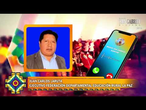 HABLAMOS DE LA AMPLIACIÓN DE LAS VACACIONES ESCOLARES EN EL ALTIPLANO DEL DEPARTAMENTO DE LA PAZ