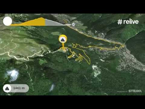 Traseu bicicleta RELIVE 3D: Busteni-Sinaia-Cota 1400m