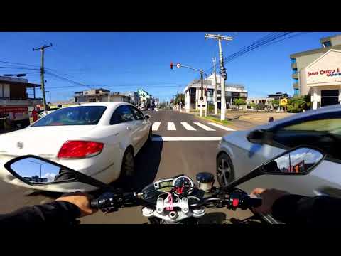 VACATIONMODE PT4 - VIAJANDO - RESTAURANTE/ALMOÇO EM TORRES/RS - TRIUMPH STREET TRIPLE