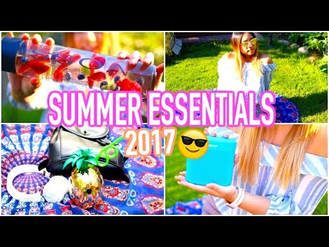 Vacation Essentials 2017: Things You NEED for Summer! Video