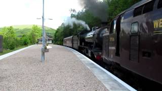 preview picture of video 'The Great Marquess & 37516 @ Upper Tyndrum Station'