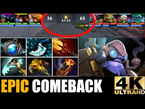Super Fast Hand Tinker Hard Game Comeback Epic Battle Fight Dota 2 Pro Gameplay