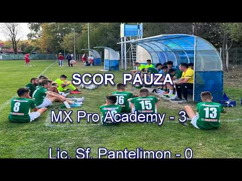 Rezumat etapa 8 : ACS MX Pro Academy - Liceul Tehnologic Sf. Pantelimon  7 – 2 ( 3 – 0 )