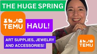 Temu Spring Haul, including art supplies, jewelry and accessories!