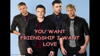 WESTLIFE YOU SEE FRIENDS ( I SEE LOVERS) LYRIC VIDEO