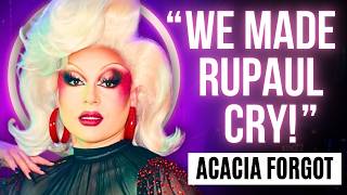 Acacia Forgot: RuPaul Cried At Snatch Game, Arrietty Feud & Spray Paint Drama | RuPaul's Drag Race