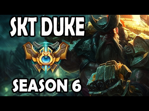 SKT T1 Duke Gangplank vs Trundle TOP Ranked Challenger Korea