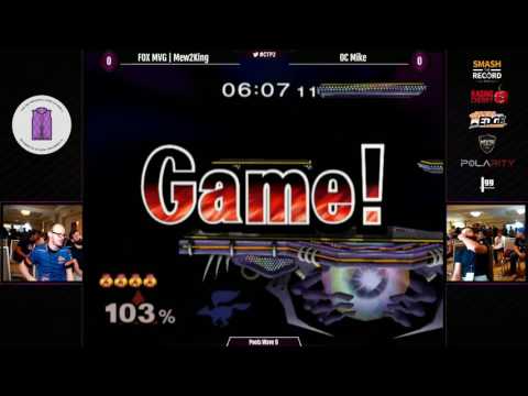Come To Papa 2 Melee - FOX MVG Mew2king (Marth) vs OC Mike (Fox) - RR Pools