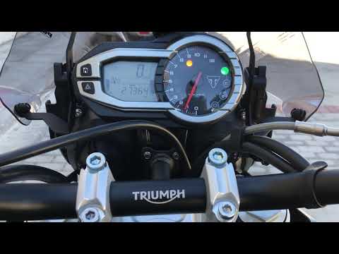 Triumph Tiger 800 XR Start Up