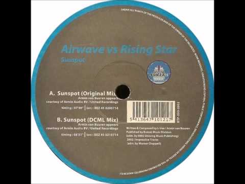 Airwave vs Rising Star ‎- Sunspot (Original mix) [2002]