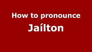 How to pronounce Jaílton