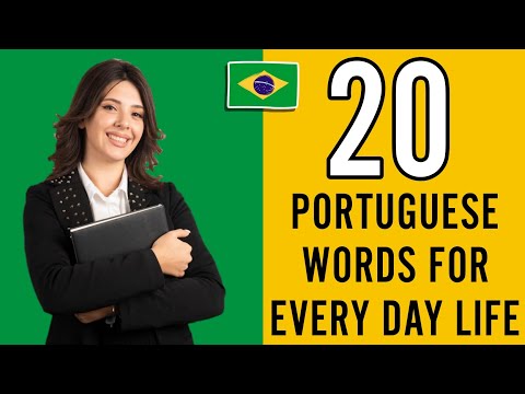 20 Portuguese Words Every Day Life #learn #portuguese