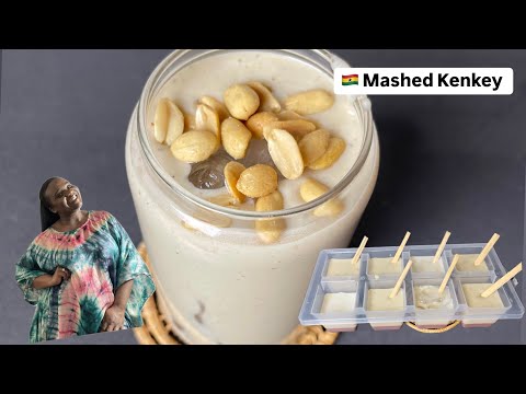 How To Make The Mashed Kenkey | MashKɛ | Ice Kenkey | Recipe | Lovystouch