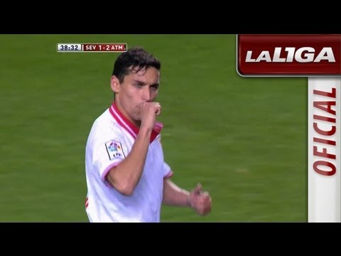 Golazo de Navas (1-2) en el Sevilla FC - Atlético de Madrid - HD