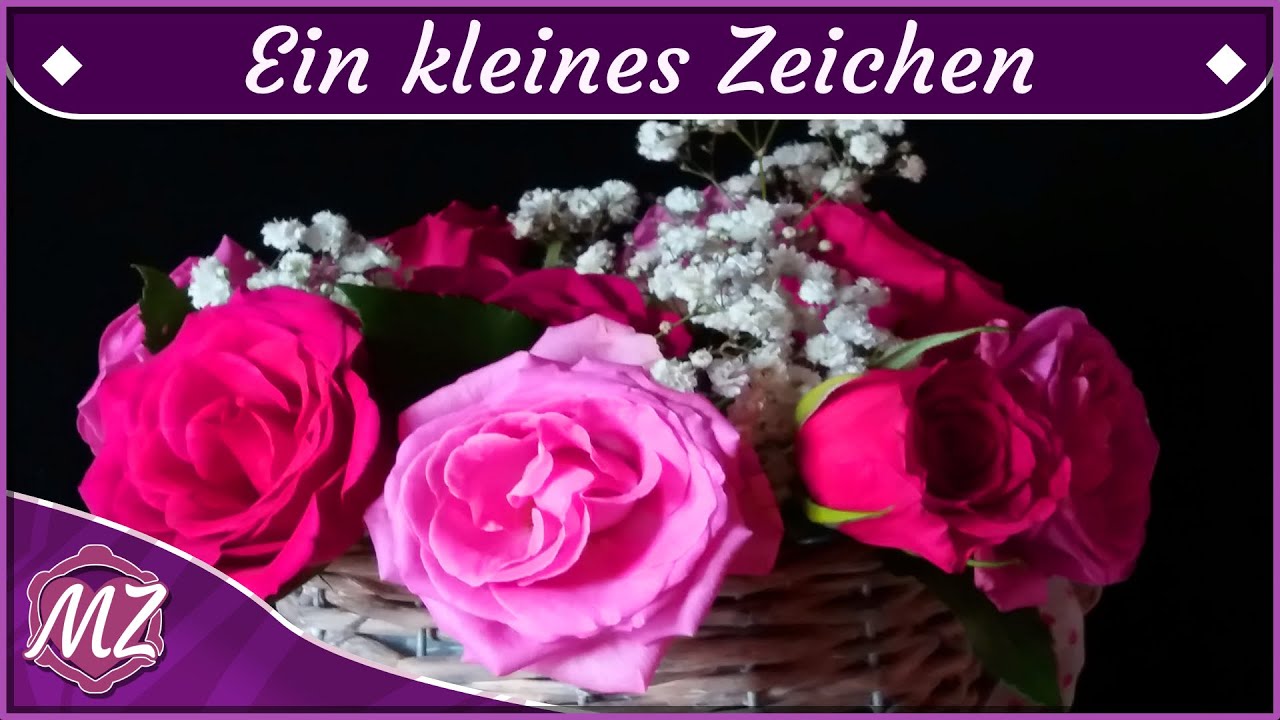 Ein kleines Zeichen 💜 Schön, dass es Dich gibt! 💜