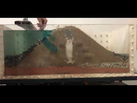 Linhas de Fluxo em Barragem de Terra | DEMONSTRAÇÃO